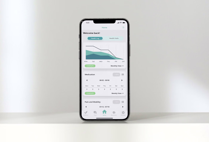 Disease Management Tracker App: Product Design / UI-UX
