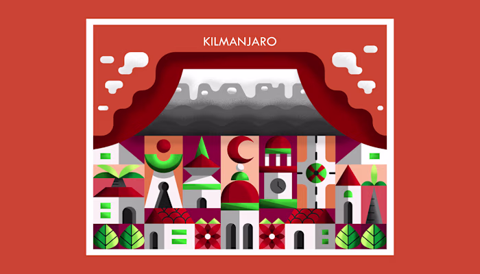 Safari Postcard Tanzania :: Behance