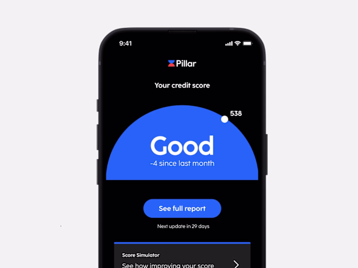 Brand identity for Pillar, founded by ex-Revolut employees.