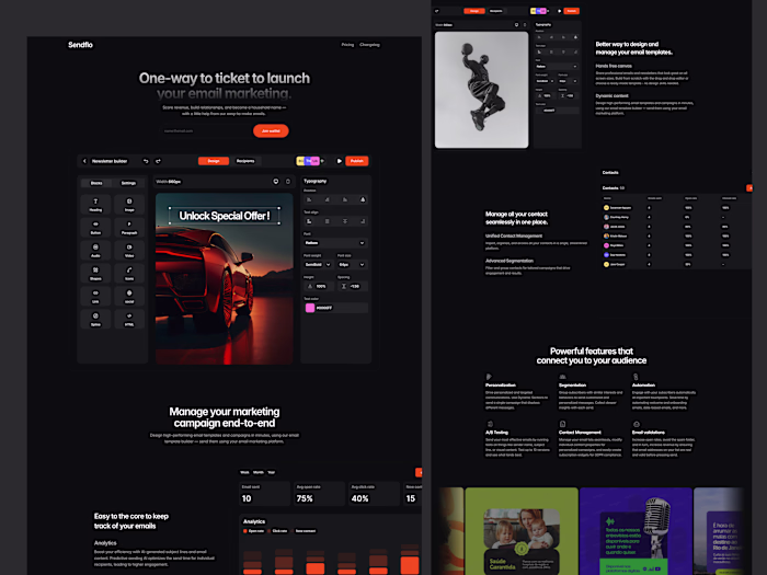 Sendflo - Framer Design & Development 