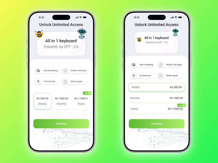 Premium UI – In-App Purchase