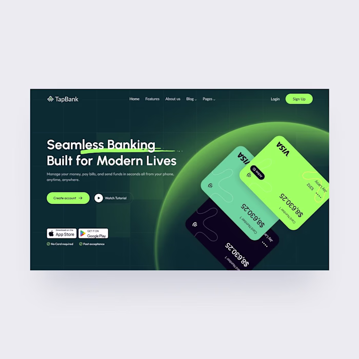 Wix website landing page ui/ux design ::🎉