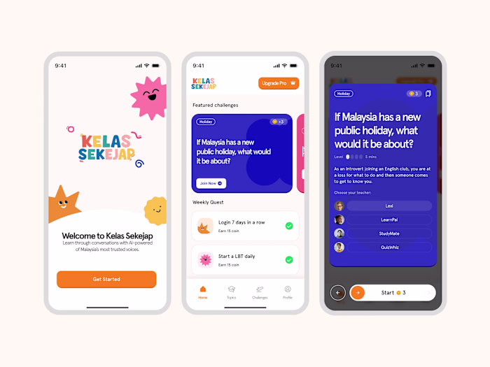 AI Learning App Concept