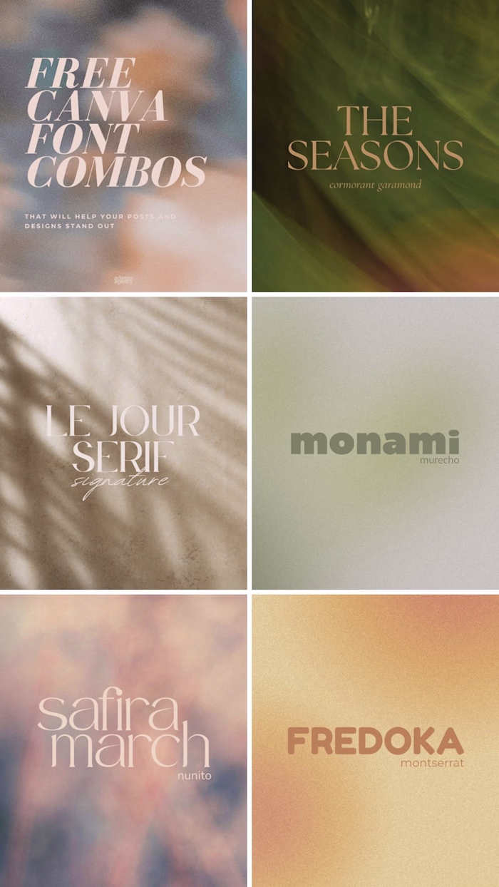 We've curated a few font