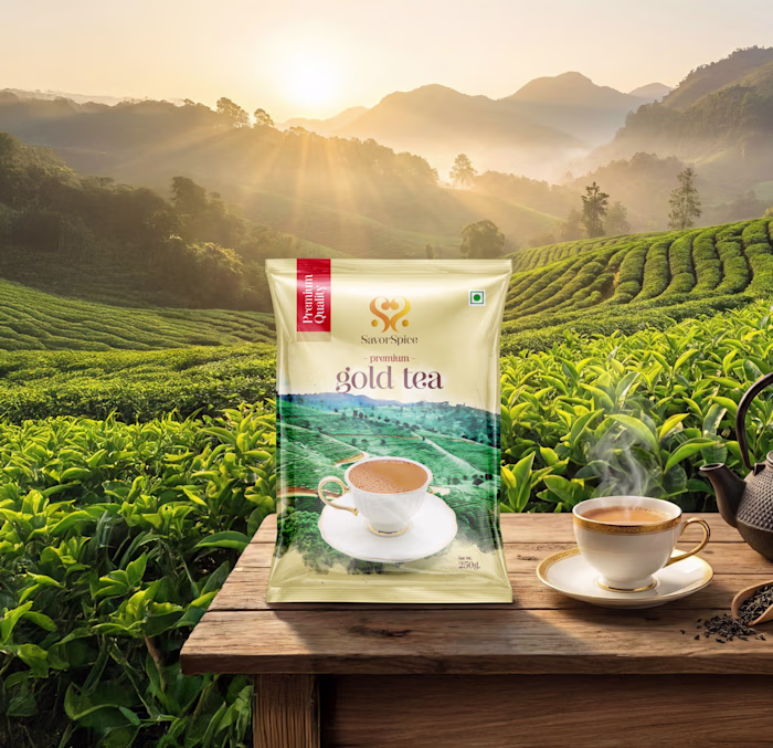 SavorSpice — Premium Tea Packaging Design The difference bet...