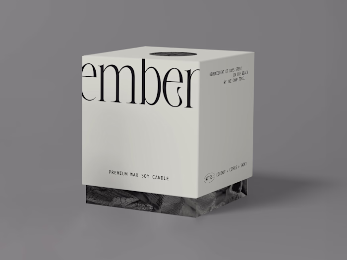 Packaging Design for Ember Candles