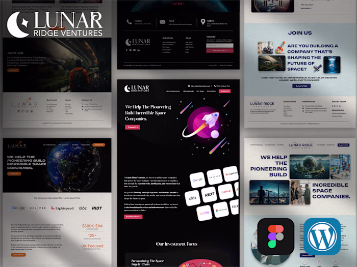 Investment Firm Website UI/UX Design & CMS Development
