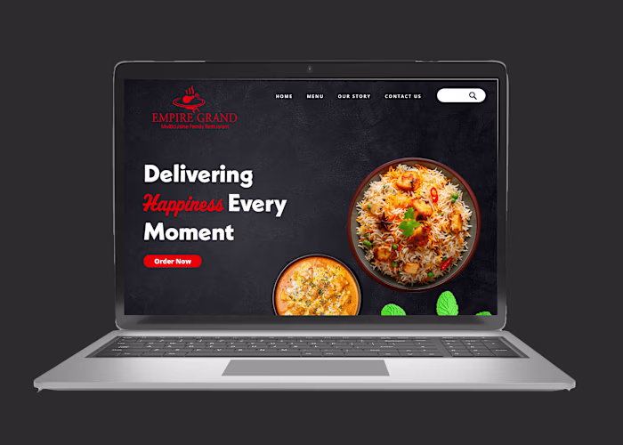  Brand Identity & Website Design for  Multicuisine Restaurant