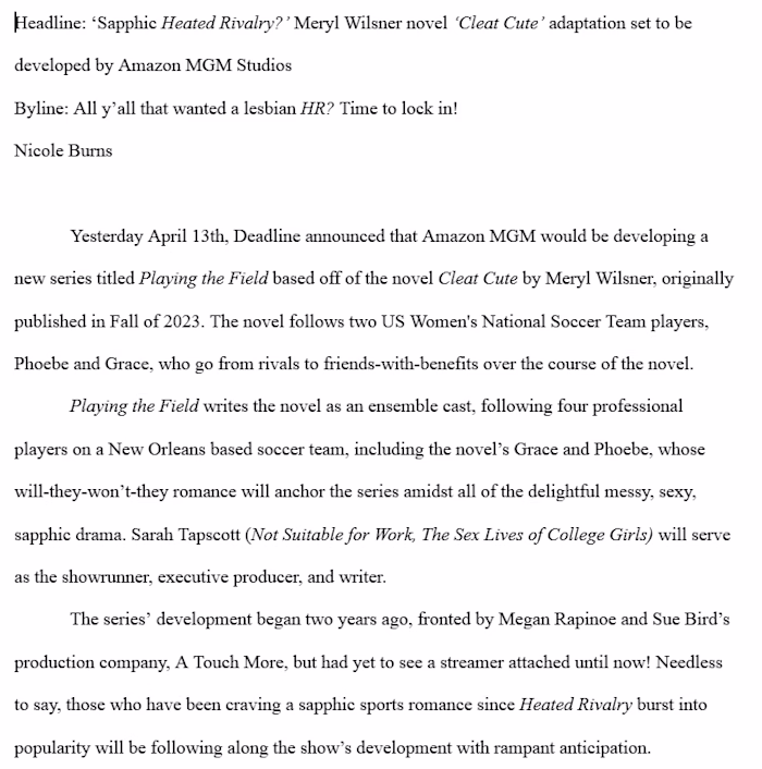 Press release regarding upcoming Amazon