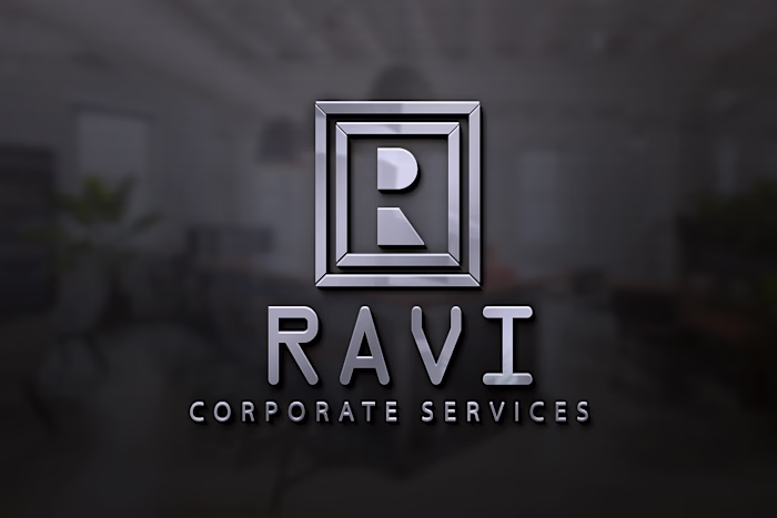 minimal logo design include  text  'R'