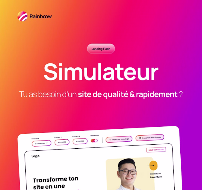 LandingPage Simulator - Webflow x Wized