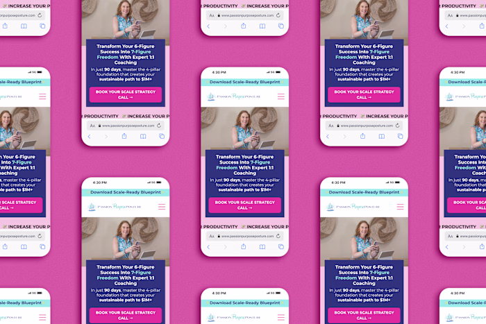 Kajabi Website Design for Sailynn, Fun Business Coach + Spea...