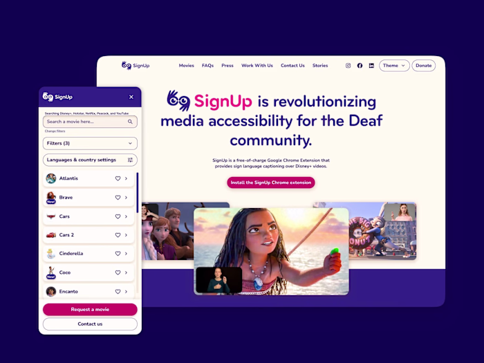 Providing captions for Deaf, hard-of-hearing users