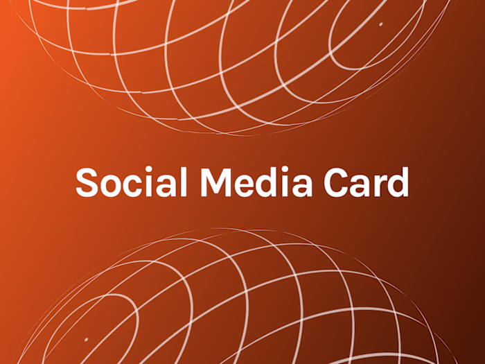 Social Media Card design