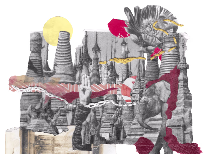 New Naratif - Collage Illustration for Key Visuals 