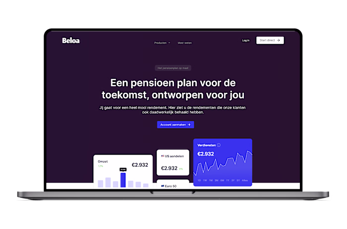 Landingpage Design in Framer