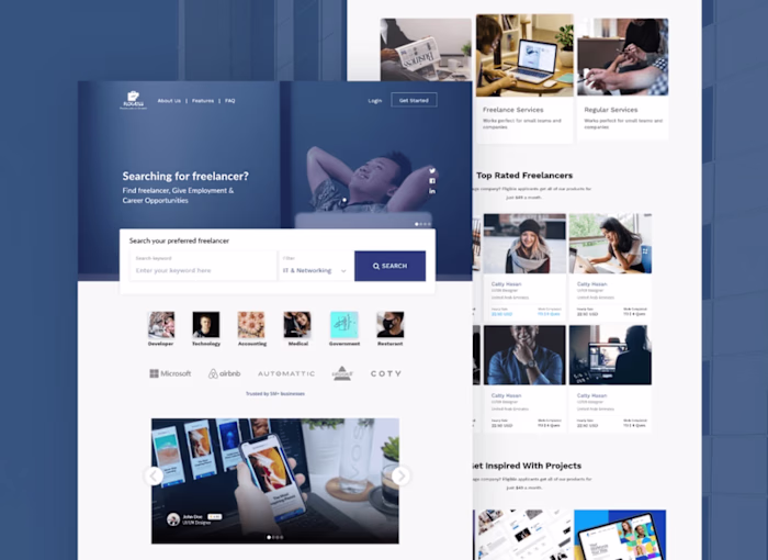 A Case Study for Freelance marketplace For UAE