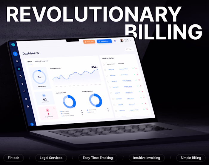 Fintech SaaS UI/UX Design