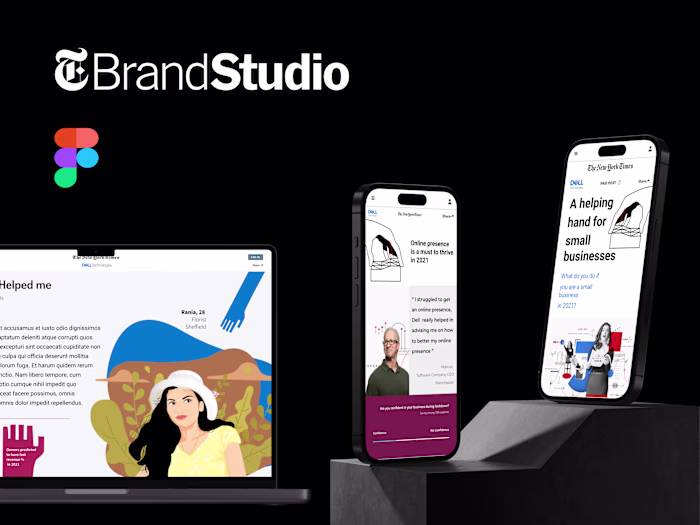T-Brand Studio/Dell - Web & App creative concept