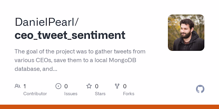 CEO Tweet Sentiment Analysis