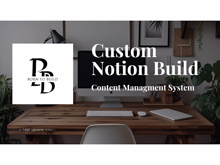 Custom Notion build for social media marketing strategy 