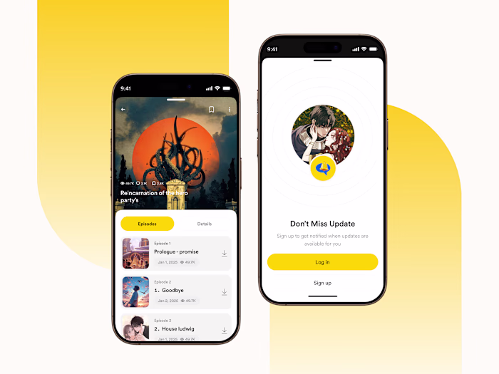 Comics Store - Mobile App Concept