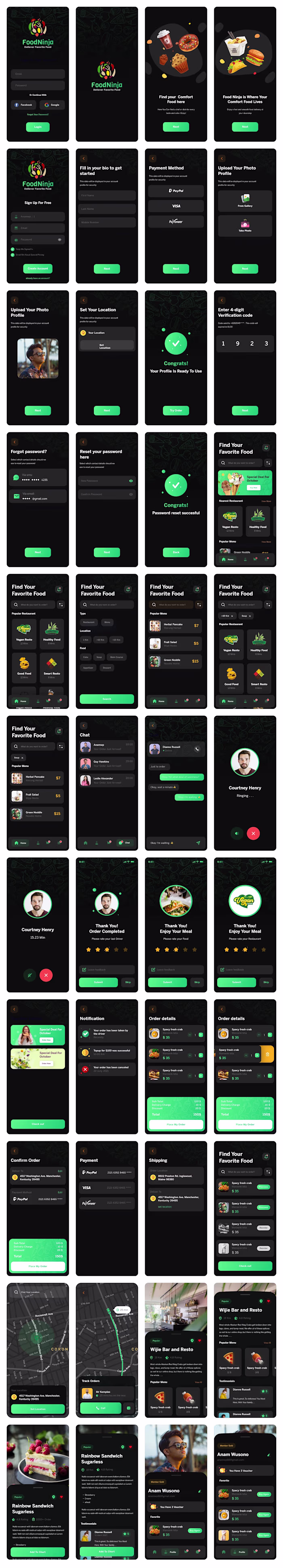 Food Ninja - Food Delivery App