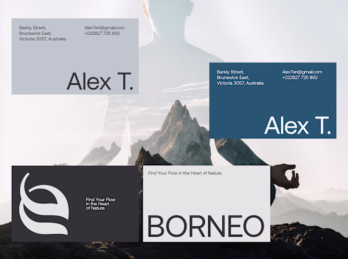 Borneo - visual identity. Please check my profile for full e...