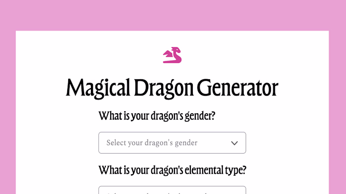 Magical, AI-powered Dragon Stories