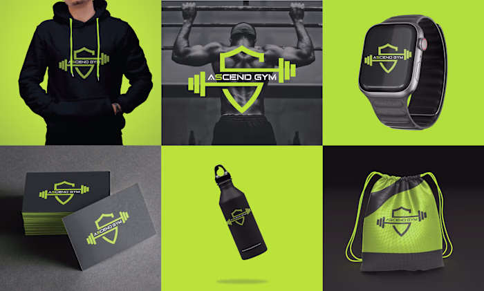 Gym Logo and branding design