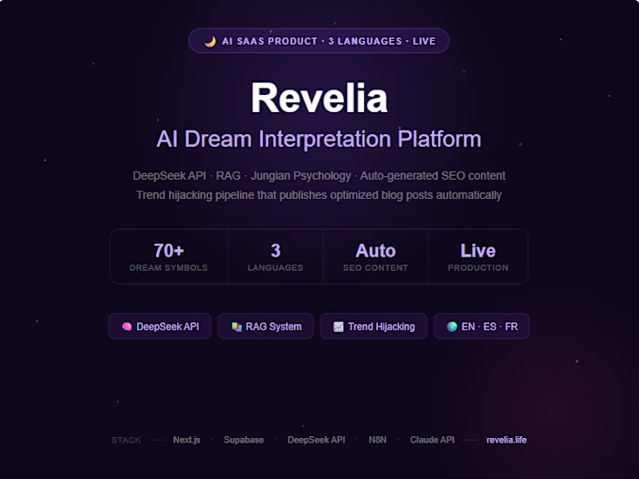 Revelia — AI Dream Interpretation