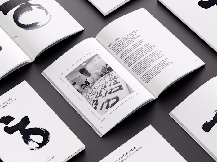 Print Design- Spirited Devanagari Letterforms