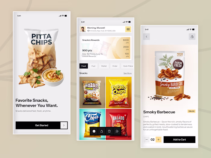 BiteBasket – Snack Shopping App