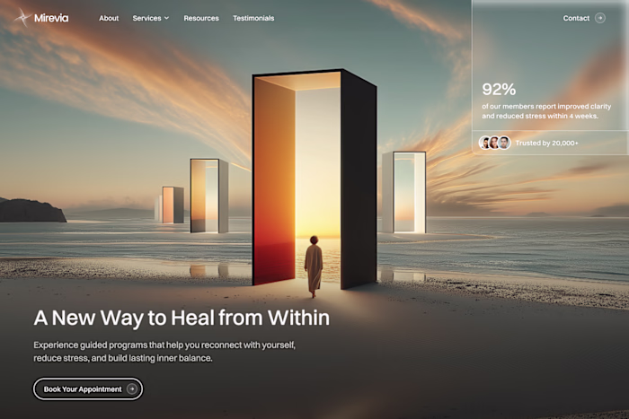 Experimenting with the hero section and improving conversion...