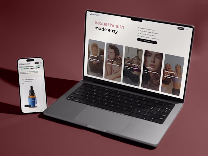Webflow Website Design & CMS Setup for VitalMeds