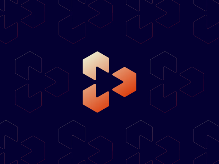 Hexagons + Growth Logo Concept
