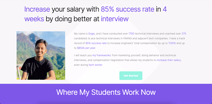 Optimized Leads Generator Landing Page