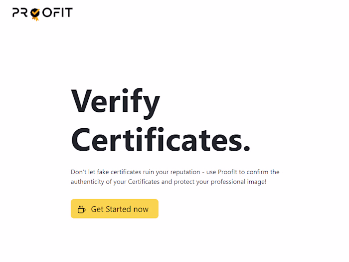 ProofIt SaaS Website