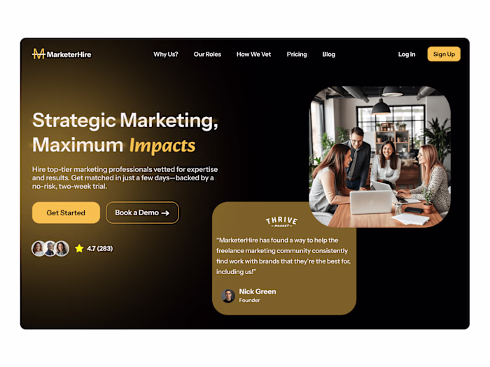 Framer Hero Section Projects