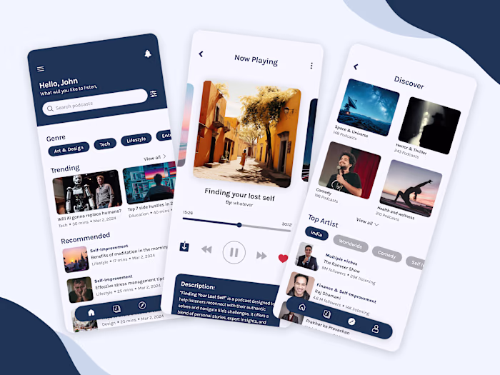 Audion: A Podcast mobile app