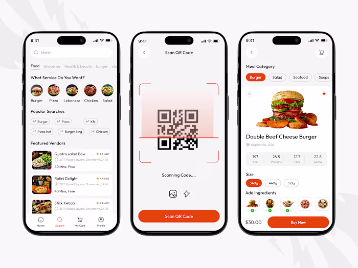 Food Delivery App Design