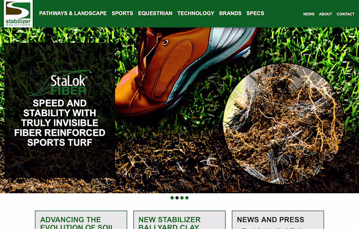 Stabilizer Solutions website redesign