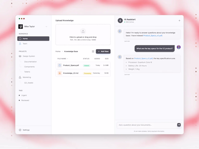 AI Knowledge Intelligence Platform (RAG
