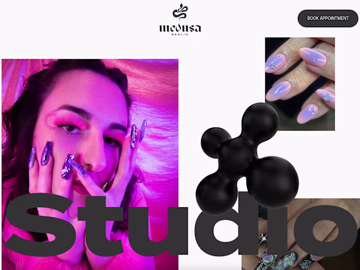 Web Design for Nail Art Studio