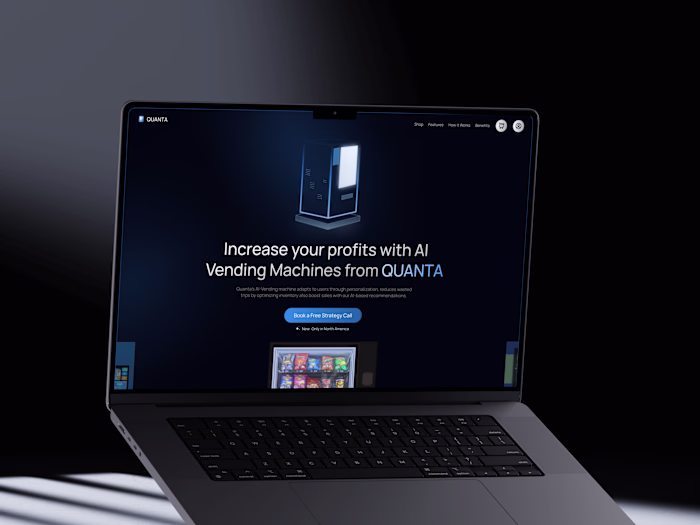 Quanta: Full Website Design.