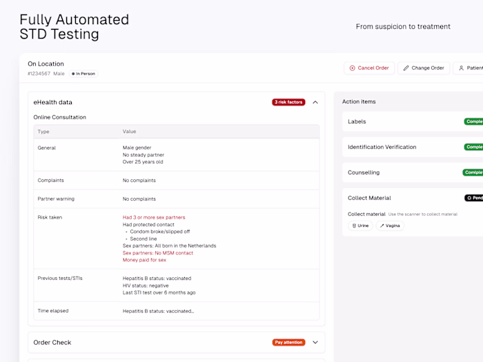 Fully Automated STD Testing