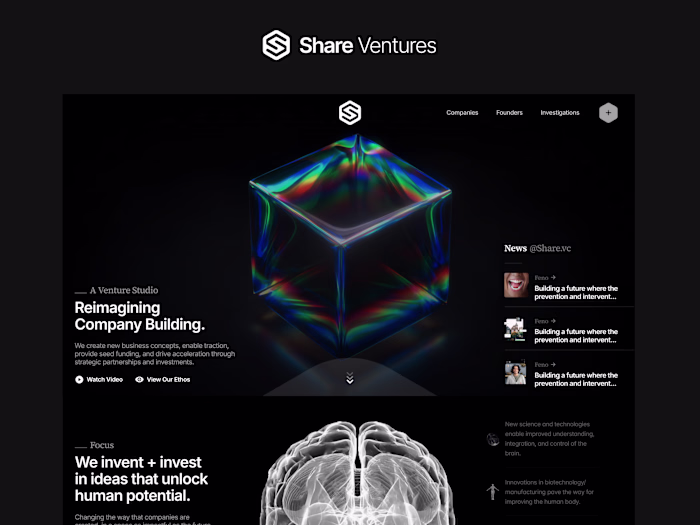 ShareVC - Framer Landing Page
