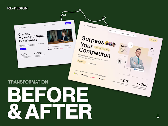 Strategic UI/UX Redesign — High-Impact