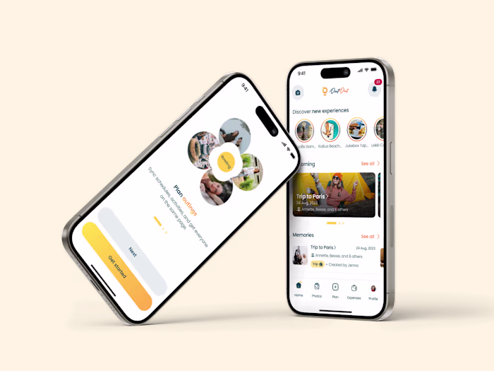 OutOut Mobile App Design