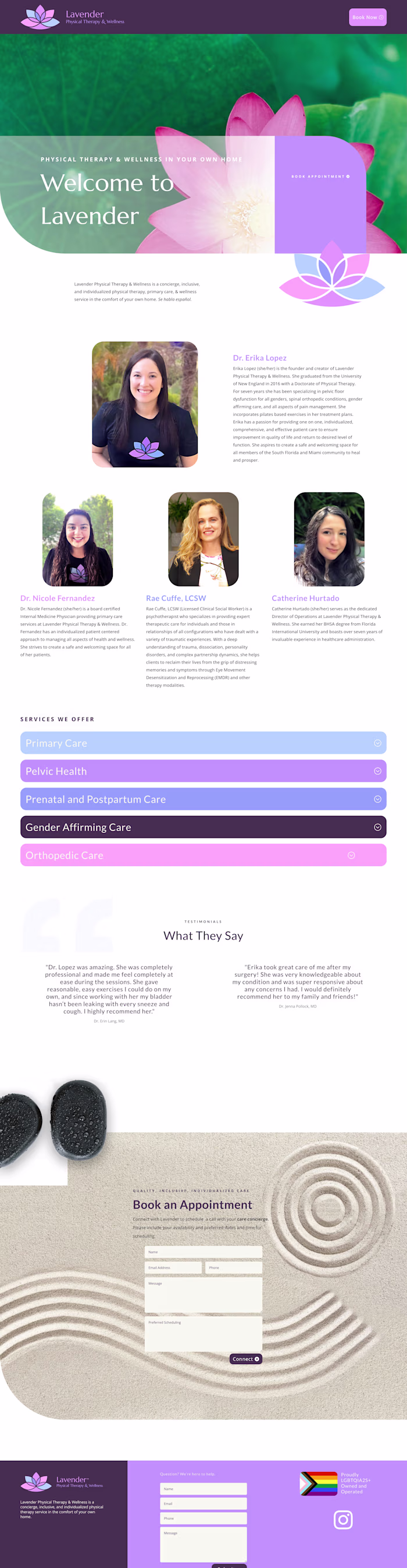 Branding and Website for Health and Wellness Company
